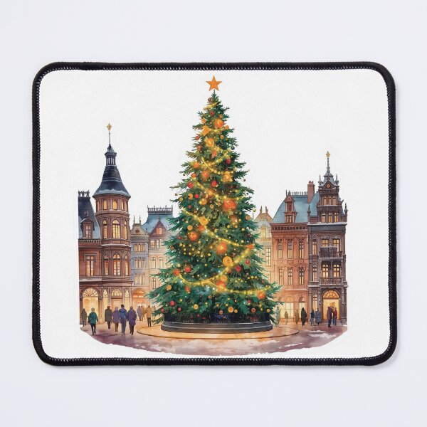 Item preview, Christmas in Town Square designed and sold by CozyinTime.