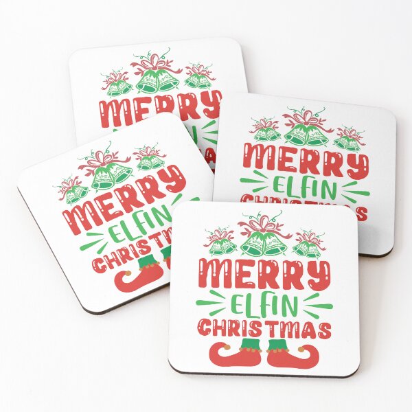 Item preview, Merry Elfin Christmas - Funny Elf Pun Holiday Slogan designed and sold by FuzionRaptor.