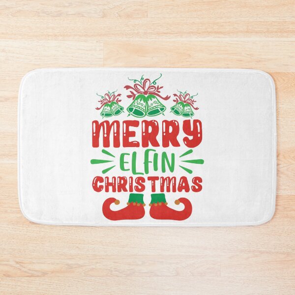 Item preview, Merry Elfin Christmas - Funny Elf Pun Holiday Slogan designed and sold by FuzionRaptor.
