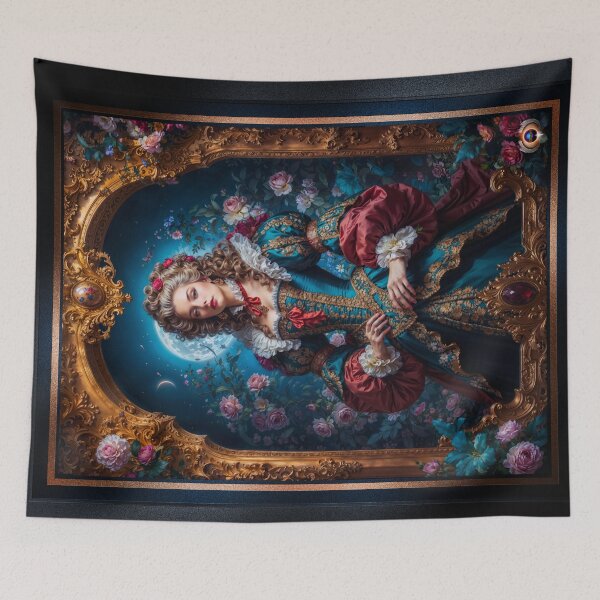 Item preview, Baroque Portrait Of Lady Drusella Volkovinna Mesmerizing AI Concept Art by Xzendor7 designed and sold by Xzendor7 Digital Art Creations.