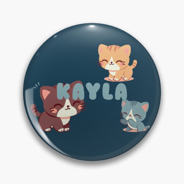 Item preview, Cute Cats and Name Kayla – Kawaii Personalized Design designed and sold by karolinahinc.