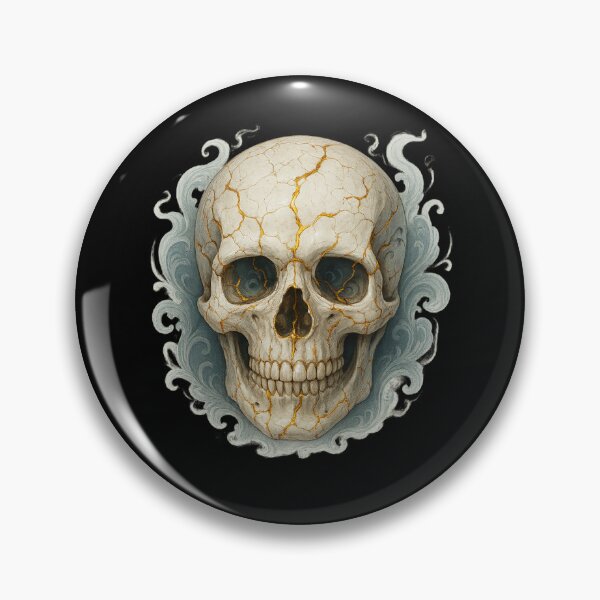 Item preview, Skull with baroque frame designed and sold by LaNadaYFundante.