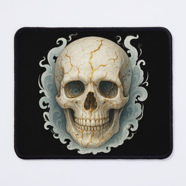 Item preview, Skull with baroque frame designed and sold by LaNadaYFundante.