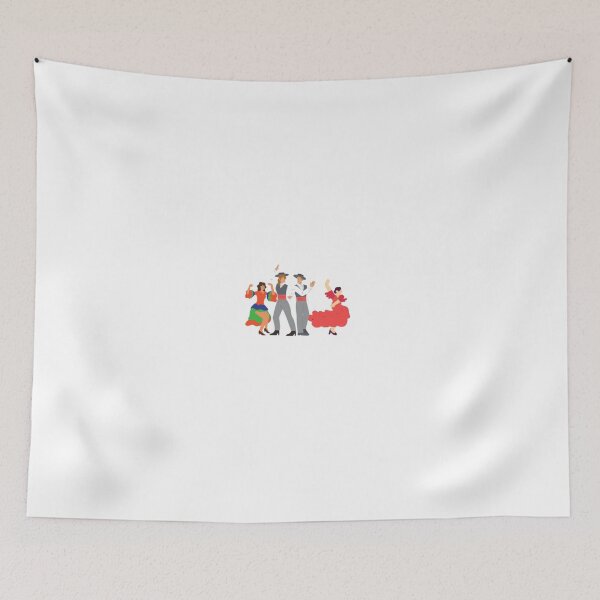 Item preview, Two Spanish couples gracefully dancing together designed and sold by Aariq.