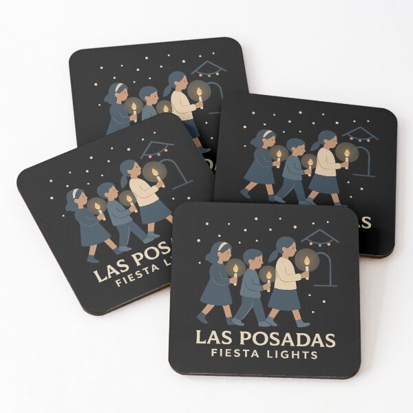 Item preview, Las Posadas Fiesta Lights – Traditional Candle Procession Christmas Celebration Illustration designed and sold by AddictiveDesign.