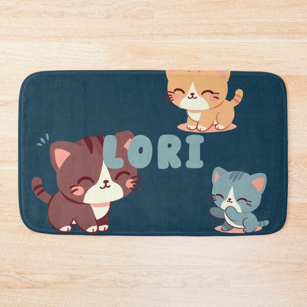 Item preview, Cute Cats and Name Lori – Kawaii Personalized Design designed and sold by karolinahinc.