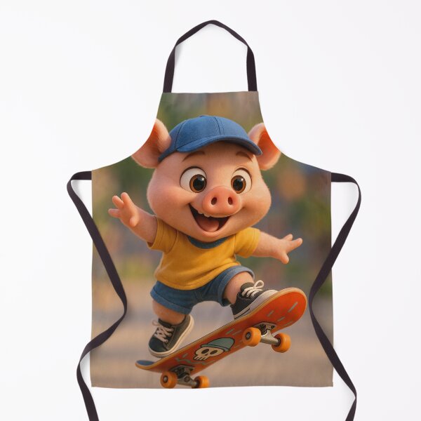 Item preview, Skater Chinese Zodiac Pig designed and sold by Sillytoe.