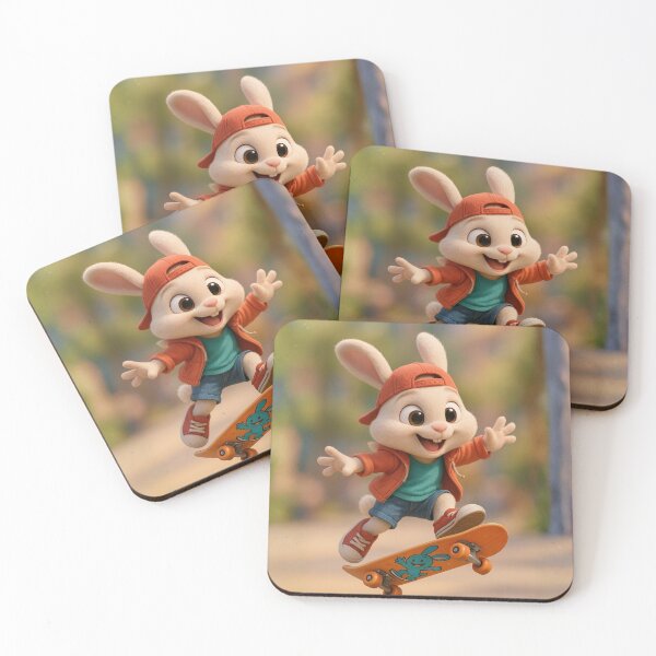 Item preview, Skater Chinese Zodiac Rabbit designed and sold by Sillytoe.
