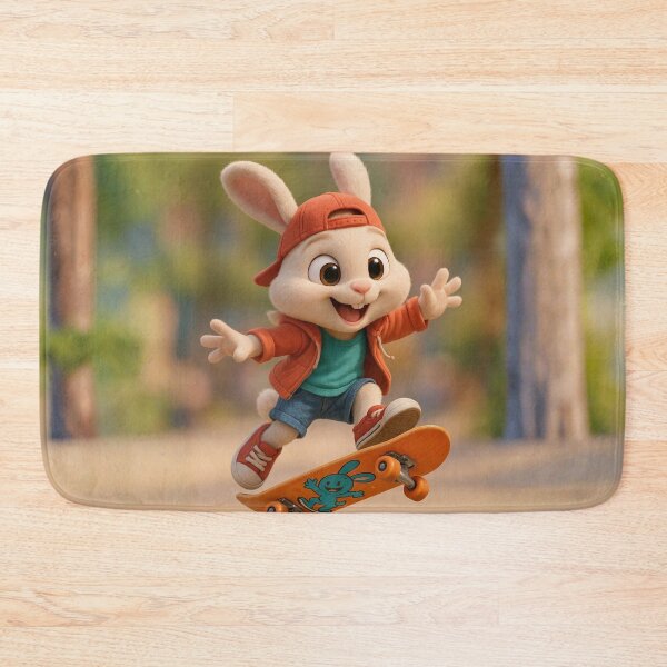 Item preview, Skater Chinese Zodiac Rabbit designed and sold by Sillytoe.