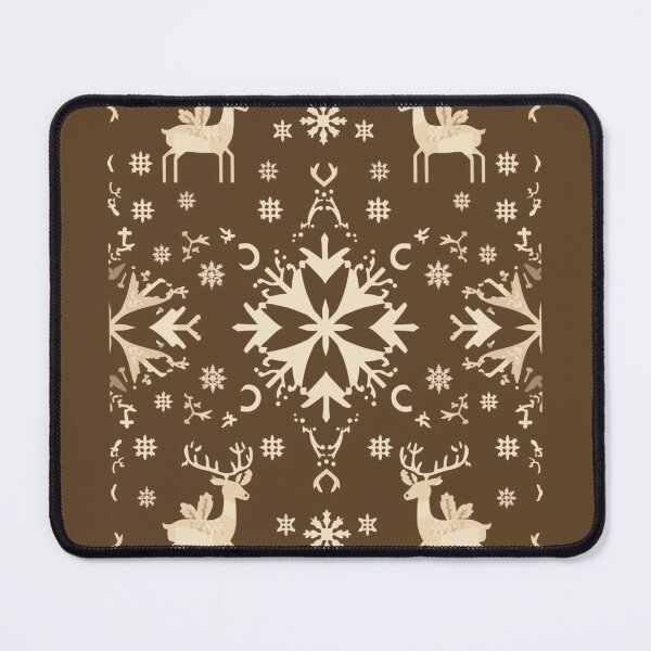 Item preview, Scandinavian Reindeer Pattern | Nordic Christmas Snowflake Design designed and sold by AM-little-shop.