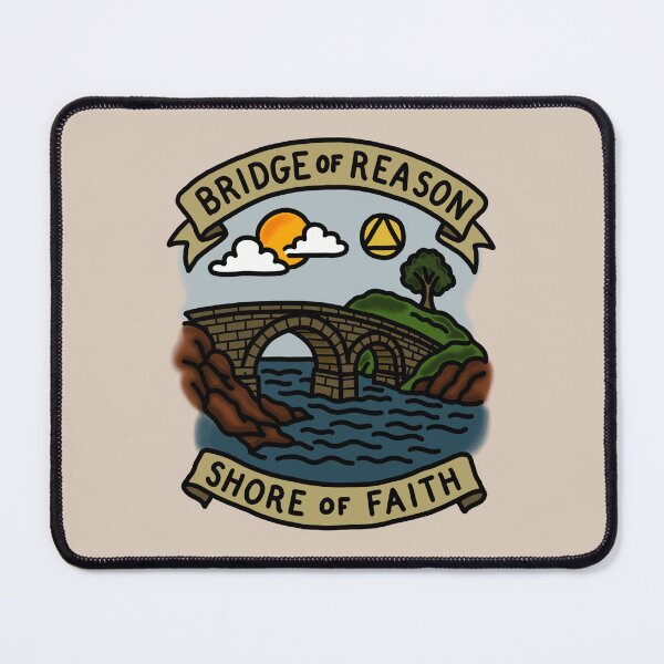 Item preview, Bridge of Reason - Shore of Faith (Colour) designed and sold by veampleo.