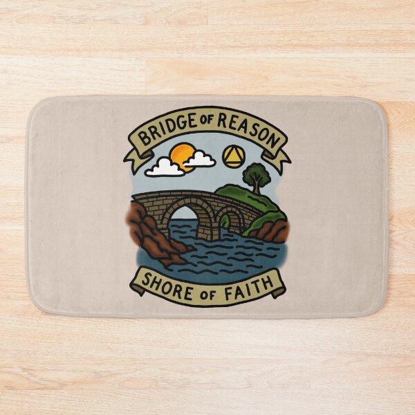 Item preview, Bridge of Reason - Shore of Faith (Colour) designed and sold by veampleo.