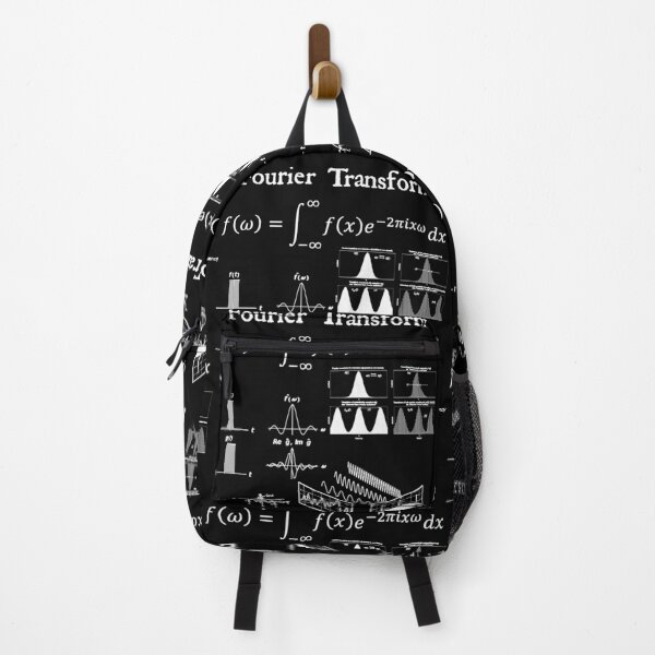 Item preview, Nerdy Vintage  Fourier Transform Math Science Teacher White Text designed and sold by MathWare MathClips.