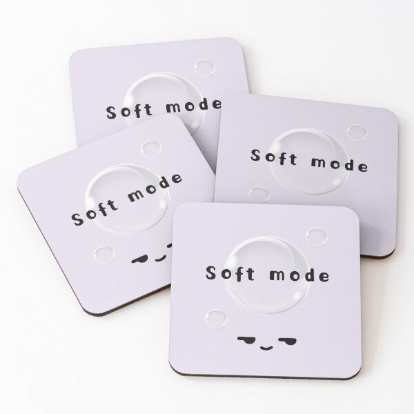 Item preview, Soft Mode – Low Battery Club Winter Edition Cozy Meme Design designed and sold by mintmono-studio.