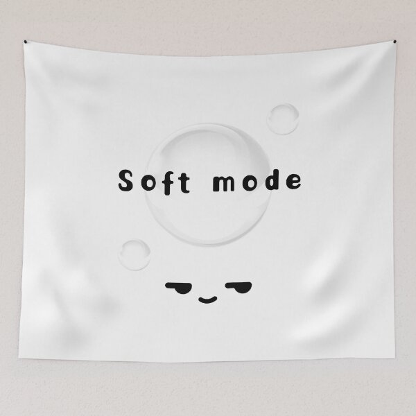 Item preview, Soft Mode – Low Battery Club Winter Edition Cozy Meme Design designed and sold by mintmono-studio.