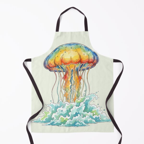 Item preview, Lion’s Mane Jellyfish Watercolor – Filament Study designed and sold by ARVMAC.