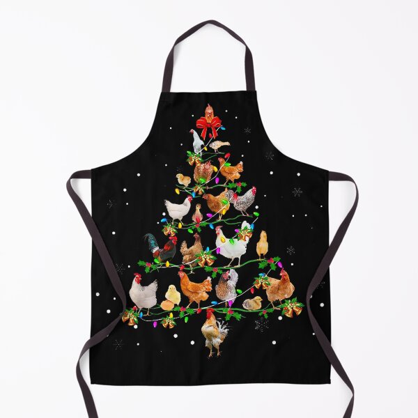 Item preview, Funny Chicken Christmas Tree – Farm Animal Holiday Lights designed and sold by oldpussboss.