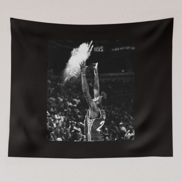Item preview, LeBron James - Chalk Toss - Black / White designed and sold by AYA-Design.