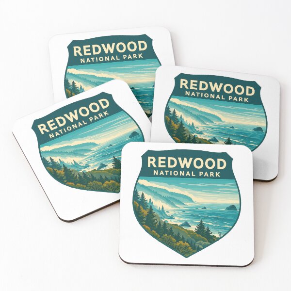 Item preview, Redwood National Park California Forest Sticker designed and sold by Ismeal Von.