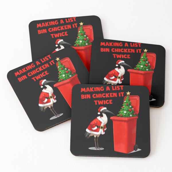 Item preview, Funny Australian Christmas Ibis – Bin Chicken Santa Holiday designed and sold by oldpussboss.