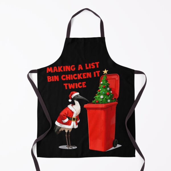 Item preview, Funny Australian Christmas Ibis – Bin Chicken Santa Holiday designed and sold by oldpussboss.