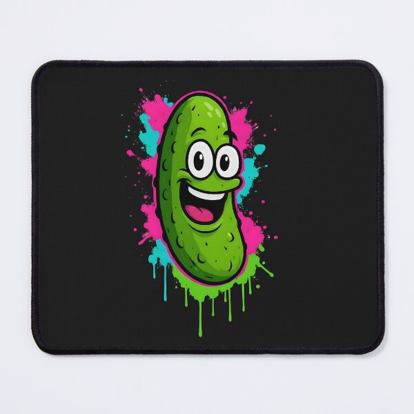 Item preview, Happy Pickle Splatter Paint designed and sold by 2laughinglemons.