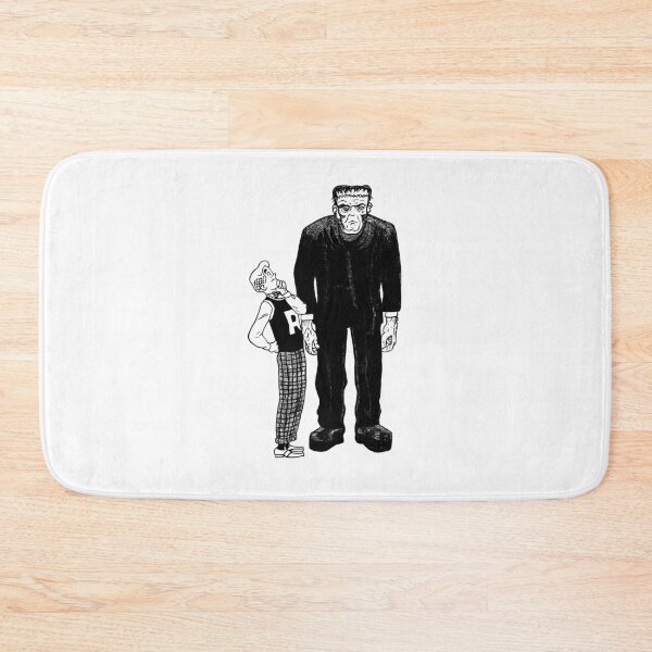 Item preview, Archie Meets Frankenstein – Retro comic-style vintage illustration designed and sold by Atropa Parcae.