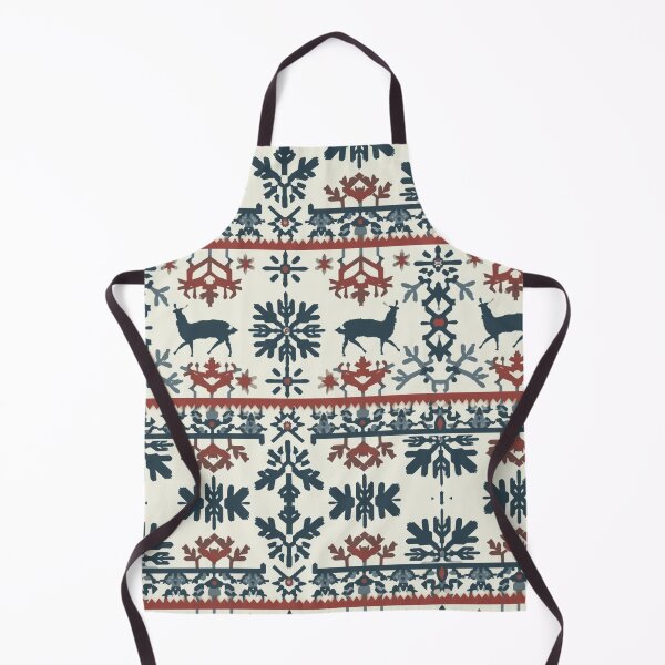 Item preview, Nordic Reindeer Pattern | Scandinavian Winter Snowflake Design designed and sold by AM-little-shop.