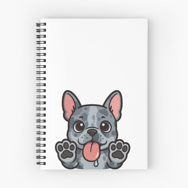 Item preview, Lindo bulldog francés lamiendo la pantalla – Dibujo animado brillante de un bulldog francés con patas grandes designed and sold by Craftyhooves.