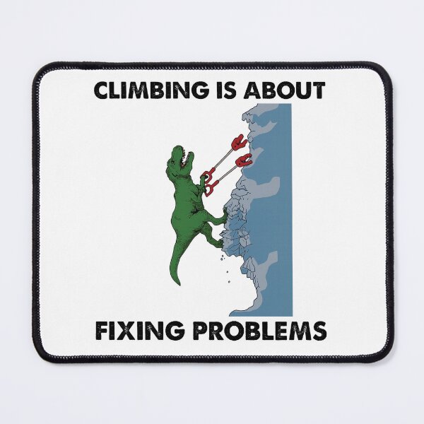 Item preview, Funny Climbing Trex Rock Climber Dinosaur designed and sold by easttesgift.