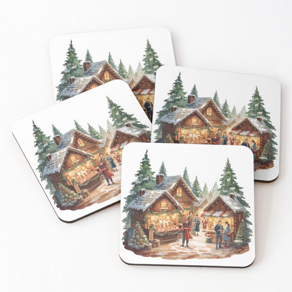 Item preview, Cozy Christmas Market designed and sold by CozyinTime.