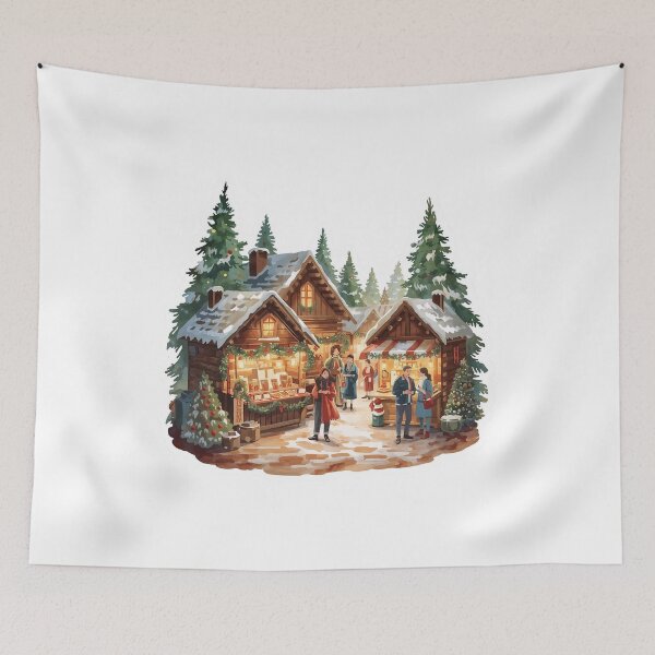 Item preview, Cozy Christmas Market designed and sold by CozyinTime.