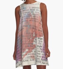 Dictionary A-Line Dress