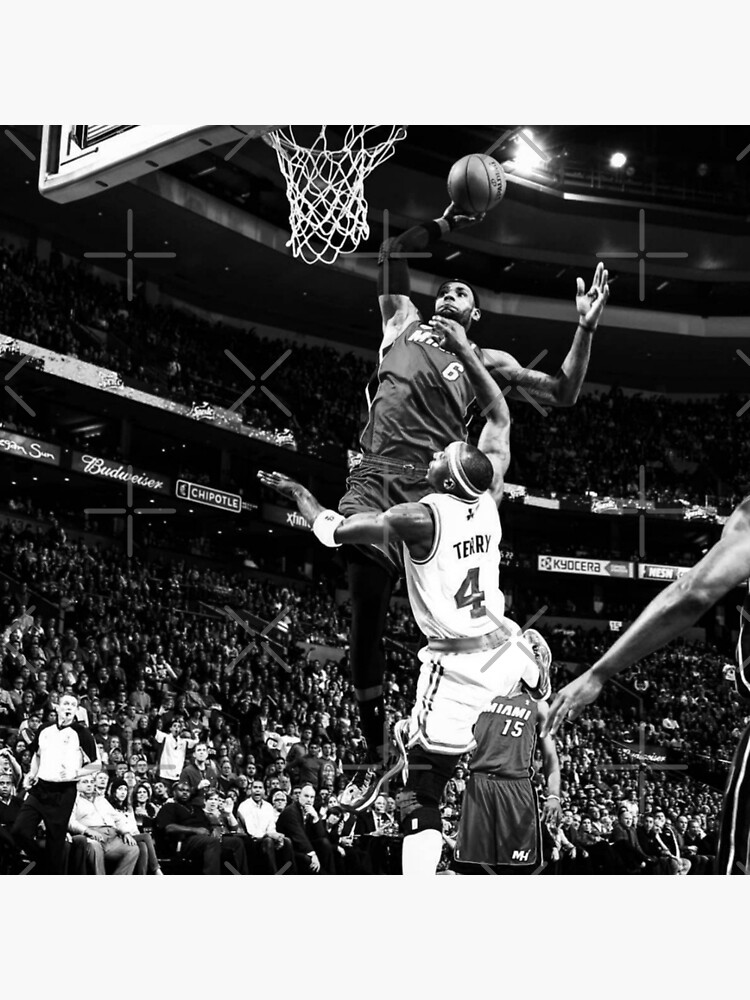 black and white lebron james