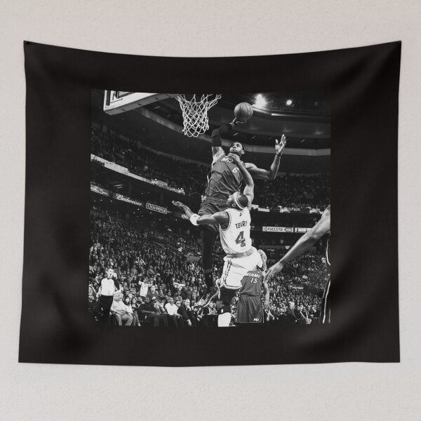 Item preview, LeBron James over Jason Terry - Black / White designed and sold by AYA-Design.