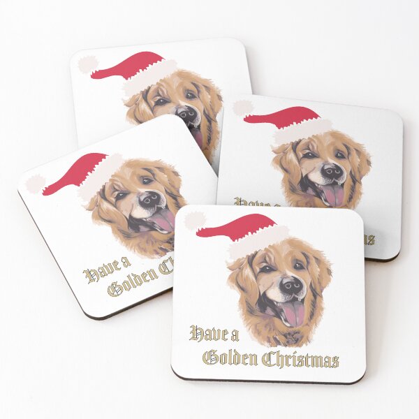 Item preview, Golden Retriever Christmas designed and sold by LauraCoxArt.