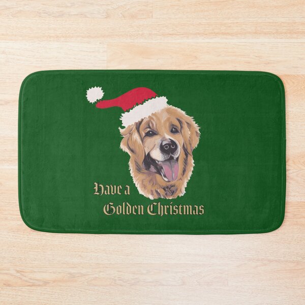 Item preview, Golden Retriever Christmas designed and sold by LauraCoxArt.