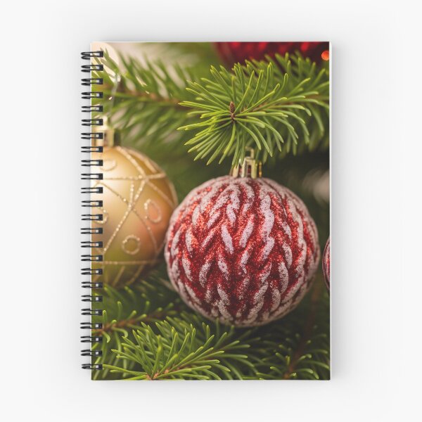 Item preview, Close-up of Ornaments on a Christmas Tree Branch designed and sold by homydesign.