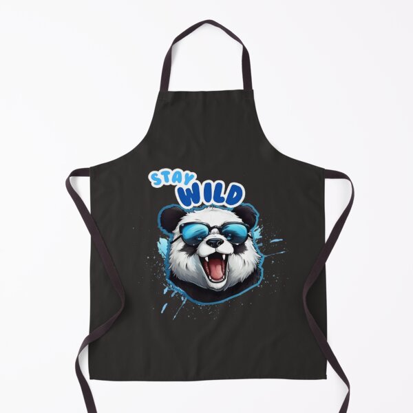 Artikelvorschau, Bleib wild, Panda – Cooles Sonnenbrillen-T-Shirt mit Tiermotiven entworfen und verkauft von Hussenb.