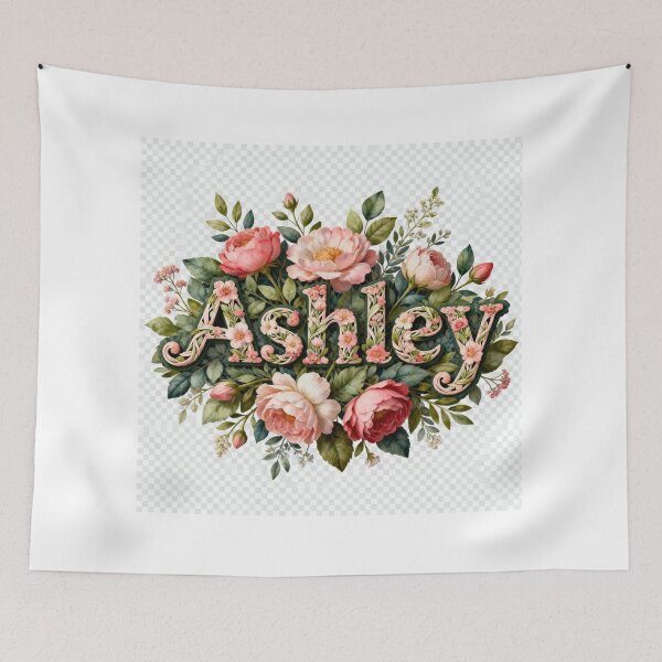 Item preview, Ashley in Petals, Bloom, Florals, Floral Name, Elegant Flower, Elegant Botanical designed and sold by littlebluehouse.