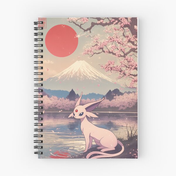 Item preview, Espeon Mr.Fuji Lake Side designed and sold by AnimeArsenalPrints.