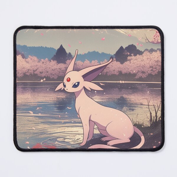 Item preview, Espeon Mr.Fuji Lake Side designed and sold by AnimeArsenalPrints.