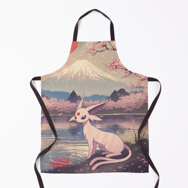 Item preview, Espeon Mr.Fuji Lake Side designed and sold by AnimeArsenalPrints.