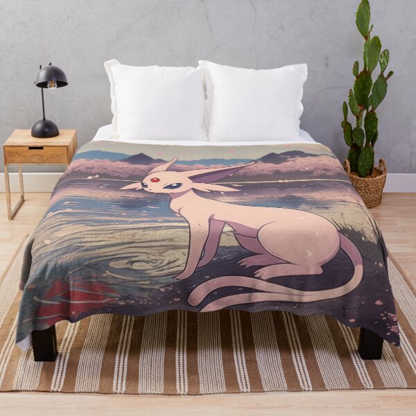 Item preview, Espeon Mr.Fuji Lake Side  designed and sold by AnimeArsenalPrints.