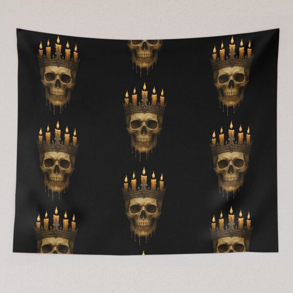 Item preview, Retro geometric skull designed and sold by LaNadaYFundante.