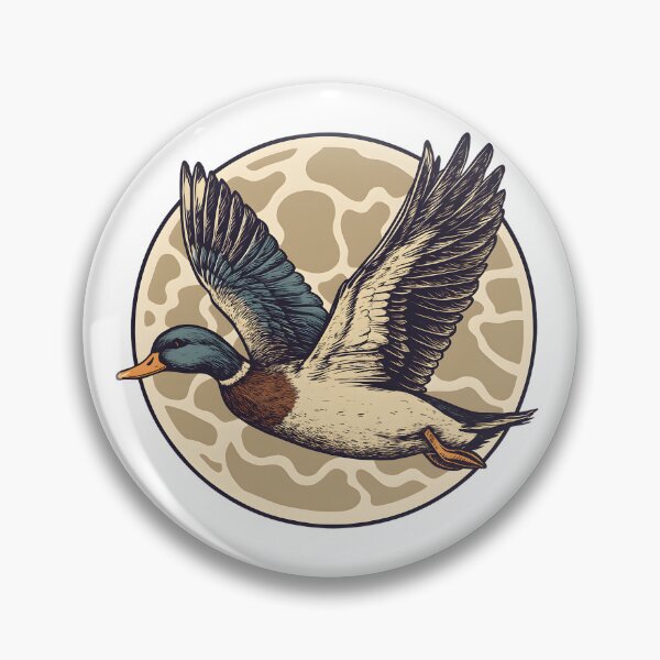 Item preview, Camo Flying Mallard Bird  designed and sold by stephenflashart.