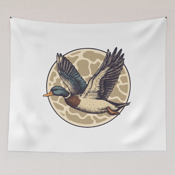 Item preview, Camo Flying Mallard Bird  designed and sold by stephenflashart.