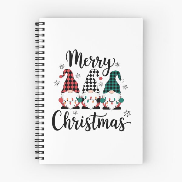 Item preview, Plaid Christmas Gnomes Trio - Merry Christmas Festive Design designed and sold by lojadpop.