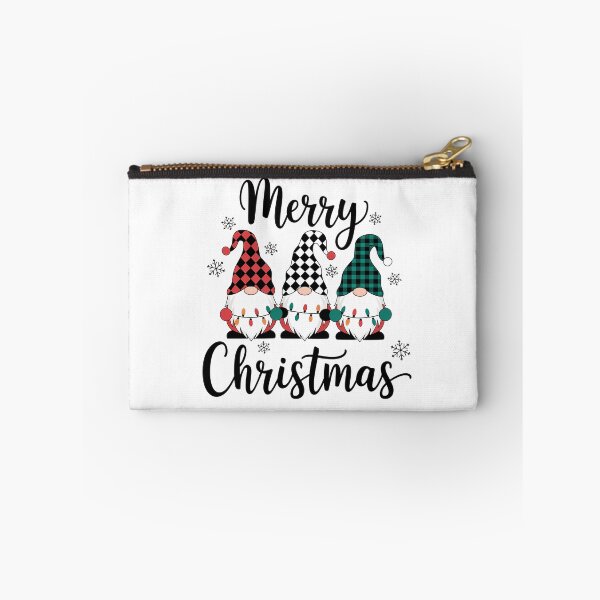 Item preview, Plaid Christmas Gnomes Trio - Merry Christmas Festive Design designed and sold by lojadpop.