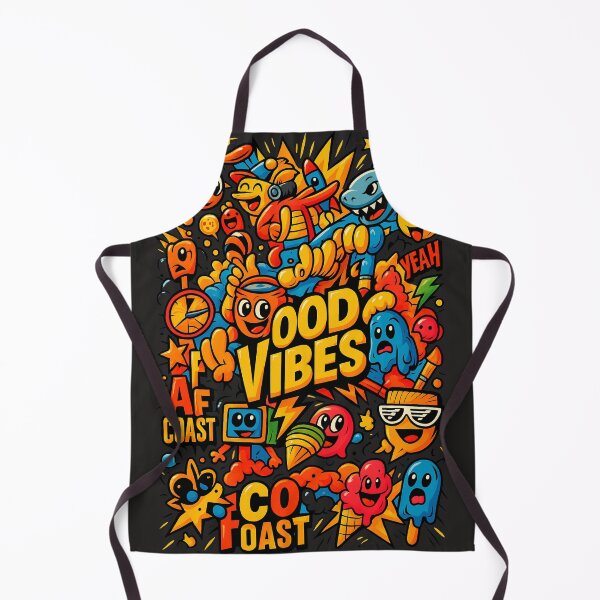 Item preview, Good Vibes Graffiti Cartoon Art designed and sold by Thaivi Design.